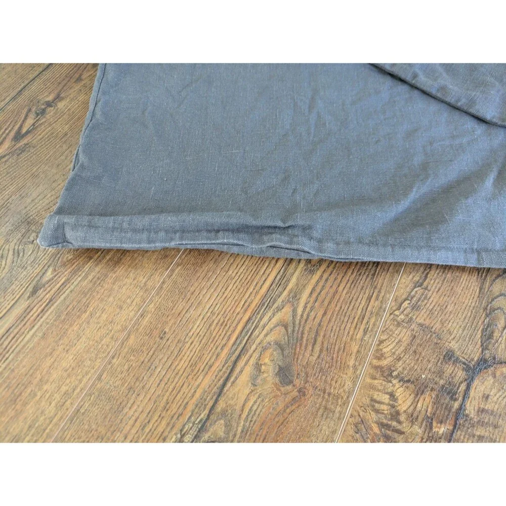 Ikea Aina Couch Sham Set 20 x 20 Inch Gray All Linen Pillow Cases